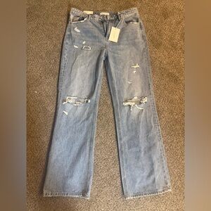 Distressed Blue Jeans flying monkey